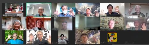 第48回「サロンde憩い・オンライン」記念撮影